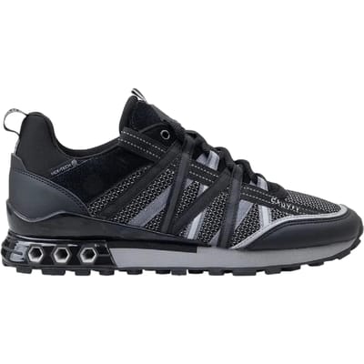 Cruyff Hexagon suède Hex-Tech sportschoenen voor dames (Zwart/Grijs)