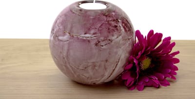 Loranto - Urn Waxinenlichthouder Paars Lilac - Theelichthouder - Mini Urn