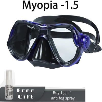 Masque de plongée Myopie Lunettes Lentille Résine Plastique Lunettes de protection Silicone Myope Lecture Conception Légère Pratique Utilisation Quotidienne