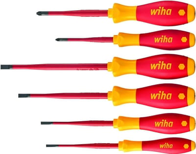 Wiha SoftFinish Electric SlimFix Schroevenset PZ 6-delig