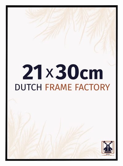 Fotolijst 21x30 cm - Kunststof - Zwart Mat - Easy