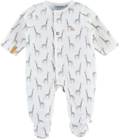 noukie's , pyjama , gebroken wit , giraf , 3 maand 62