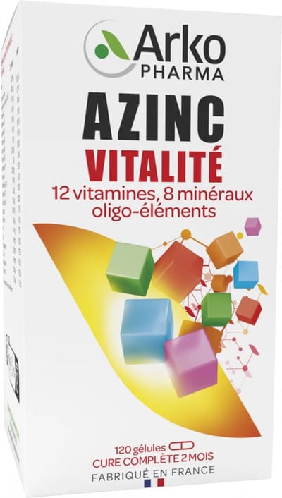 Arkopharma Azinc Vitality 120 Capsules