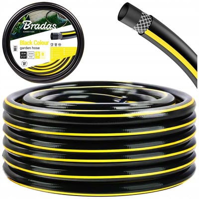Bradas Tuinslang 16mm 30m 3-laags PVC Zwart - Sterk & Duurzaam