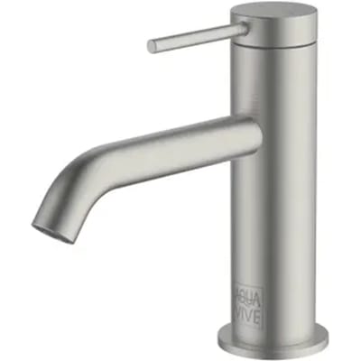 Aquavive Wastafelmengkraan Toce - Keramisch - Rvs Geborsteld - 15,3cm