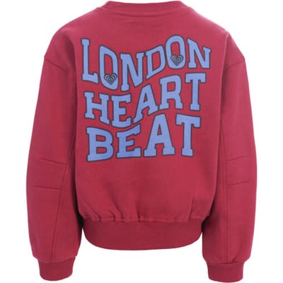 LOOXS 10sixteen Meisjes sweater - Maat 122/128 in de kleur rood van 87% Cotton 13% Polyester - 2631-5303-279