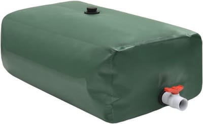 Opvouwbare Watertank - Jerrycan met kraan - Water Opslag - Scheurvast PVC materiaal - 360 Liter Capaciteit - Groen