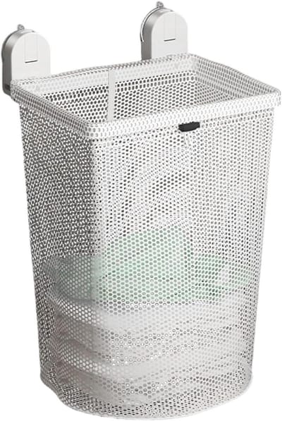 Mesh Wasmand - Opvouwbare Kledingmand - Ruimte Besparen - Boorvrije Installatie - 344 x 317 x 57 cm - Meerkleurig
