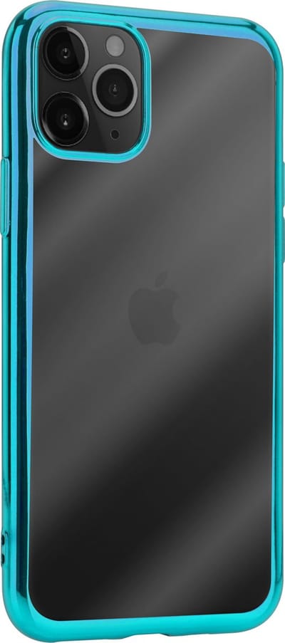 ShieldCase Metallic bumper case geschikt voor Apple iPhone 12 Pro Max - 6.7 inch - groen - Shockcase Shockproof hoesje metalen uitstraling - Hardcase hoesje - Hard Case met stootrand hoesje met bumpers beschermhoesje