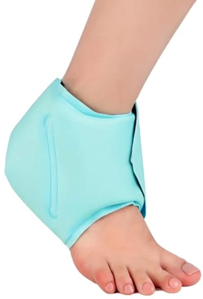 Koelbandage voor Enkel met Gel - Herbruikbare Koelpads voor Pijnverlichting
