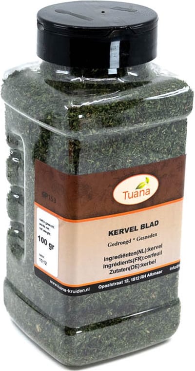 Tuana Kruiden - Kervel Blad - Strooibus 100 Gram - Tuanashop - GP-K-0023