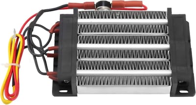 Keramische Luchtverwarmer - PTC Verwarmingselement - Omgeving Verwarmen - Constante Temperatuur - 12.5 cm - Rood