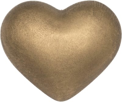 mini urn hartje - kleur goud - 50 ML