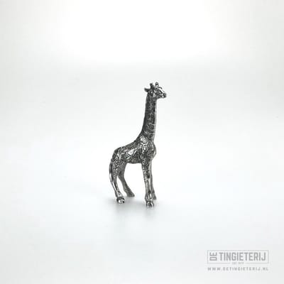 Giraffe - miniatuur beeldje giraffe - dierentuin - uniek en handgemaakt - cadeau dieren