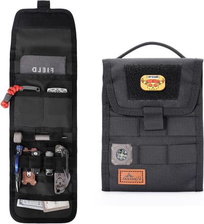 Opvouwbare EDC Organizer Pouch, Molle Tool Bag en Trifold Tool Pouch voor Outdoor en Dagelijks Gebruik, Ideaal voor Gereedschap en Accessoires
