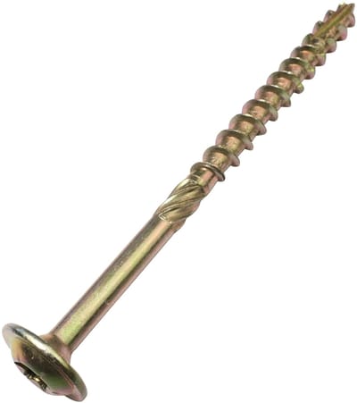 Dailygoody - Houtschroeven Set - 100 Stuks - Brede Lenskop - Ø 4 x 60 mm - Sterdraad T20 - Ideaal voor Houtverbindingen - Duurzaam Staal