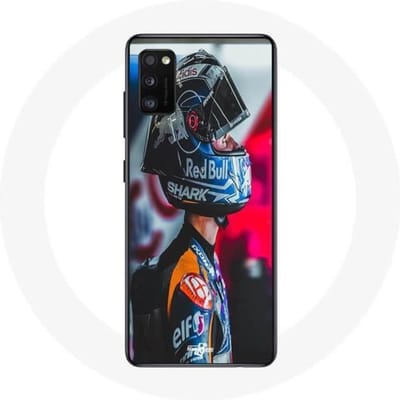 Coque - maniacase - Samsung Galaxy A41 - Miguel Oliveira Moto GP - Souple - Noir noir
