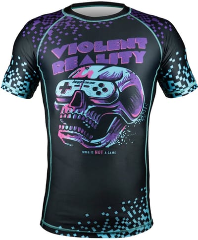 PRiDEorDiE Rash Guard Violent Reality Black - XXXL