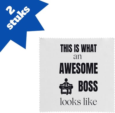 Akyol - this is what an awesome trainer looks like brillendoekjes - Trainer - cadeau trainer - cadeau - coach cadeau - bedankt voor alles - 17,8 bij 17,8 cm - 2 stuks