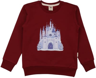 Walkiddy® Kinder Sweatshirt – Jongens & Meisjes – Burgundy serie – Maat 104 – GOTS-gecertificeerd Biologisch Katoen