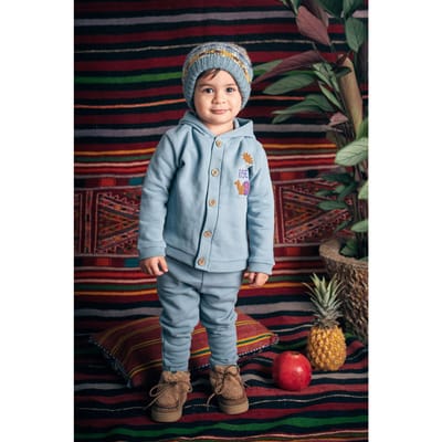 Louise Misha Cardigan Malek Storm Maat: 6M | Truien Outlet | Unisex | Blauw