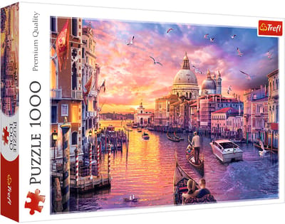 Trefl legpuzzel 1000 stukjes - The charms of Venice - kleurrijk puzzelplezier.