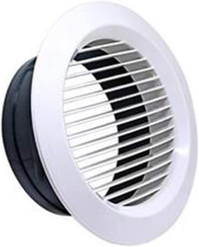 Luchtventilatie Deksel - Afzuigkap Rooster - Ruimte Ventilatie - Instelbaar Luchtvolume - 75mm of 100mm - Zwart Wit