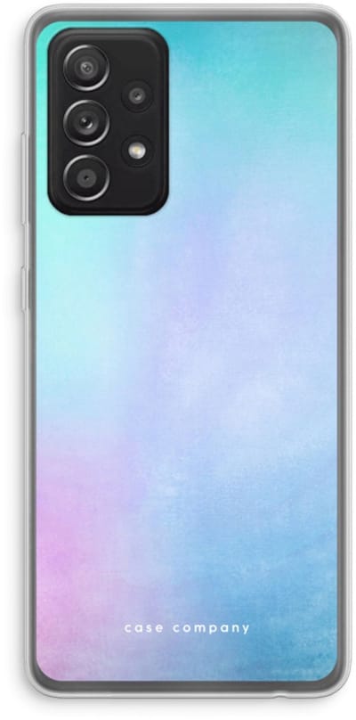Hoesje geschikt voor Samsung Galaxy A52s 5G hoesje - Mist pastel - Soft Cover Telefoonhoesje - Bescherming aan alle Kanten en Schermrand