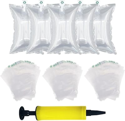 Verpakking met Luchtkussens, 150 Stuks Opvulzakken met Handpomp voor Veilige Verzending en Transport