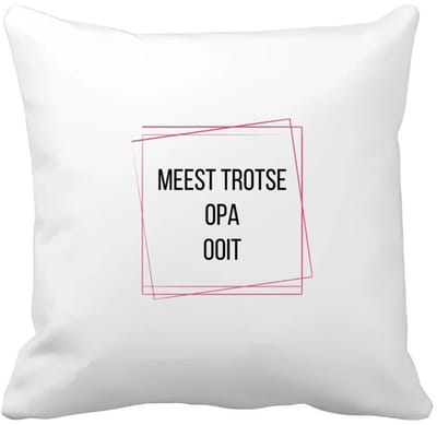 Akyol - meest trotse opa ooit Kussen hoes - Opa - trotse opa - verjaardagscadeau - verjaardag - cadeau - cadeautje voor opa - opa artikelen - kado - geschenk - gift - 40 bij 40 cm