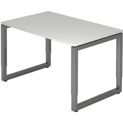 REGO 12 G | Bureau - 120x80 Tafelhoogte I In hoogte verstelbaar Grijs/Grafiet