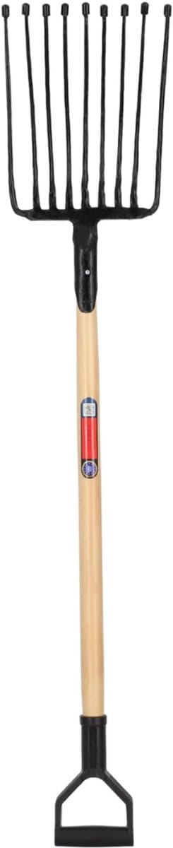 Aurixi® Woelvork - Tuinwoeler - Spitvork - Zwart - ‎133cm x 28cm x 17cm