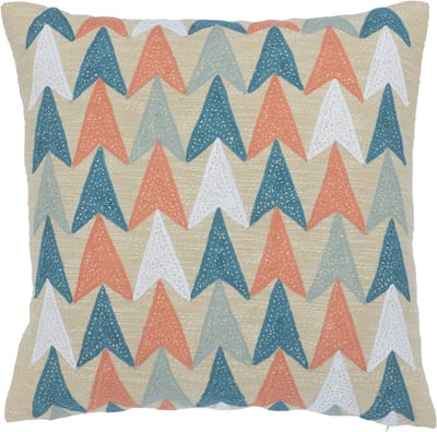 Urbane Hide | Kussenhoezen | Kussenhoes | Kussenhoesjes | Sierkussen | 45x45 cm | Retro Pijlpatroon | Katoen, polyester en acryl | Beige | Zonder binnenkussen
