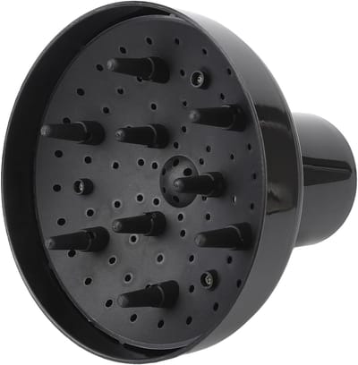 Haardroger Diffuser - Blazer Opzetstuk - Krullen Drogen - Universele Pasvorm - 16.3 x 15.7 x 14.9 cm - Zwart