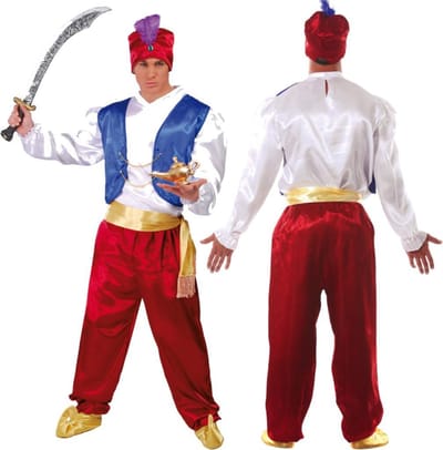 Fiestas Guirca - Kostuum Genie Lamp - M (48-50) - Carnavalskleding - Carnaval - carnavalskleding 2027 - Carnaval kostuum