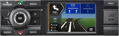1DIN Radio Navigatiesysteem - DAB - FM - Handsfree bellen & streamen - van Duitse OEM fabrikant Premium radio ook voor youngtimers of oldtimers