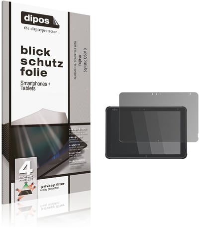 dipos – Matte Privacy Screenprotector geschikt voor Fujitsu Stylistic Q5010 | Anti-Spy Beschermfolie