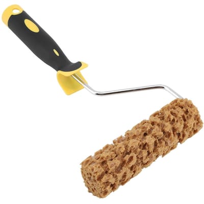 Rouleau à Peinture à Motifs Texturés avec Manche Décorer pour Outil de Peinture Murale