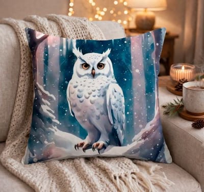 Winter Owl Collection Kussenhoes - 45x45 cm