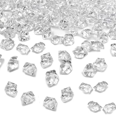 200 stuks glazen stenen, decoratie, 14 x 11 mm, transparante kristalstenen, diamant-decoratie, decoratieve stenen voor vazen, bruiloft, bruiloft, kunsthandwerk, decoratie, feestdecoratie