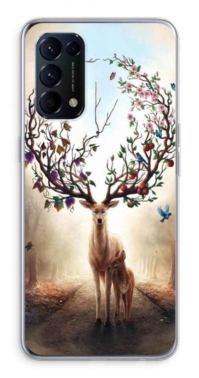 Case Company® - Hoesje geschikt voor Oppo Find X3 Lite hoesje - Seasons Change - Soft Cover Telefoonhoesje - Bescherming aan alle Kanten en Schermrand