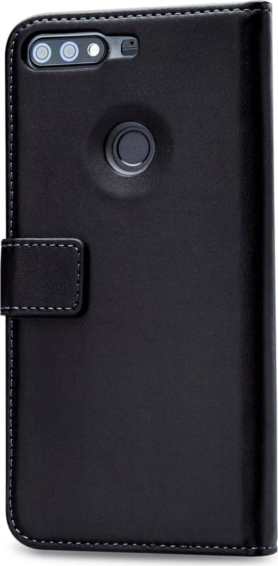 Mobilize Telefoonhoesje geschikt voor HONOR 7C Hoesje | Mobilize Classic Gelly Wallet Bookcase Portemonnee | Pasjeshouder voor 2 Pasjes | Telefoonhoesje voor Pinpas / OV Kaart / Rijbewijs - Zwart