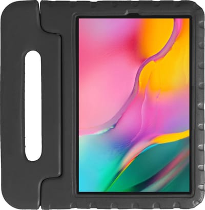 Hoes - Geschikt voor Samsung Galaxy Tab A 8.0 (2019) - Kinderhoes Shockproof Bumper - Kidsproof Case - Tablet Hoesje - Kinder Hoesje Cover - Zwart