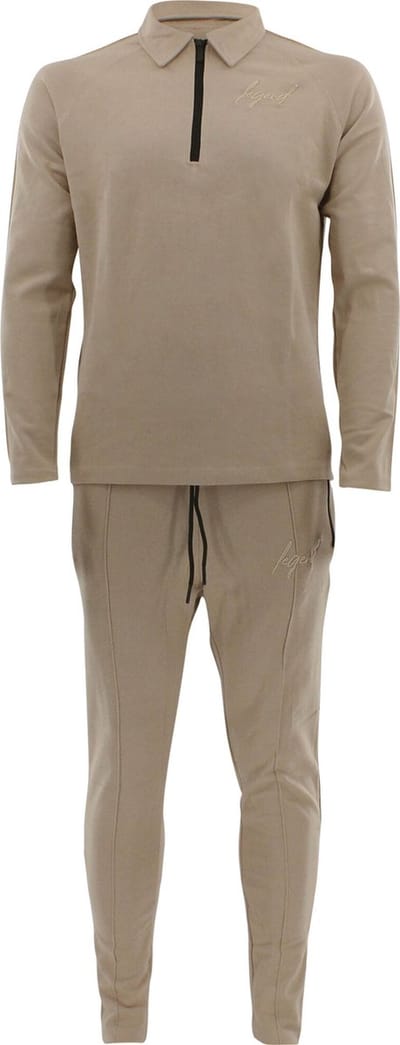 Suit LA Luxe Lounge Beige heren/dames katoen XS