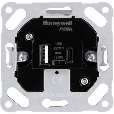 PEHA by Honeywell 971403 Wandcontactdoos met USB Inzetstuk 1 stuk(s)