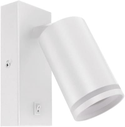 Licht-Erlebnisse - Hunter - Opbouwspot - GU10 - van - Aluminium acrylglas - in - wit