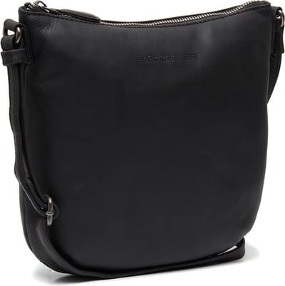 The Chesterfield Brand Leren Schoudertas Schoudertas Redding Shoulderbag Black Zwart
