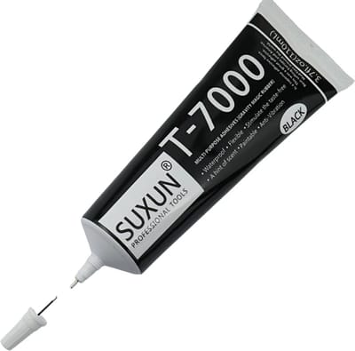 XIVO T7000 contactlijm voor het repareren van mobiele telefoonframes en schermen - T7000 lijm 15 ml , Glue T7000 - zwart