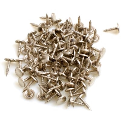 Dailygoody - Behangpatroon Nagels - Vernikkeld Plat IJzer - 100 Stuks - Hoogwaardige Kwaliteit - Perfect voor Decoratie - Ideaal voor Thuisgebruik