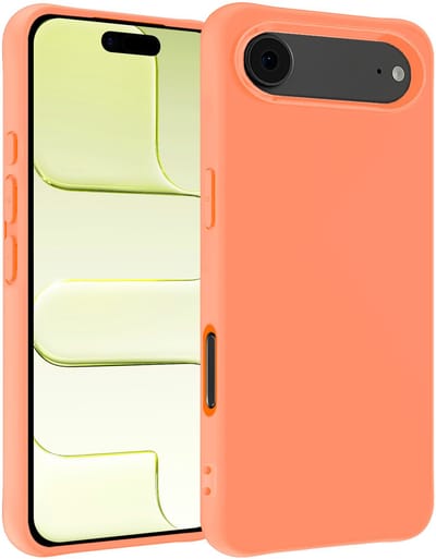 Hoesje - Geschikt voor Apple iPhone Air - Sterk & Shockproof - Hoes Cover - Siliconen Case - Telefoonhoesjes - Perzik